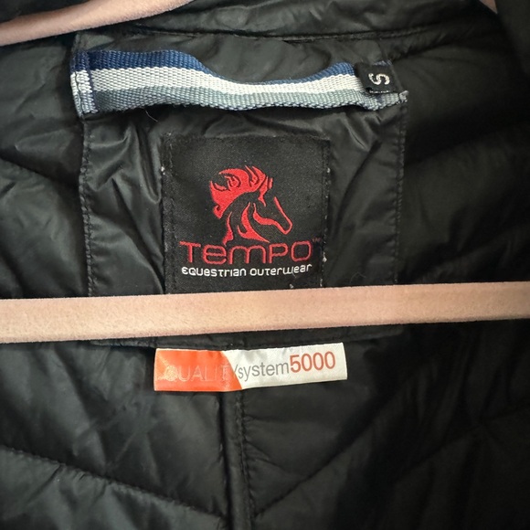 Tempo Black Puffer Jacket from Greenhawk - Picture 5 of 5